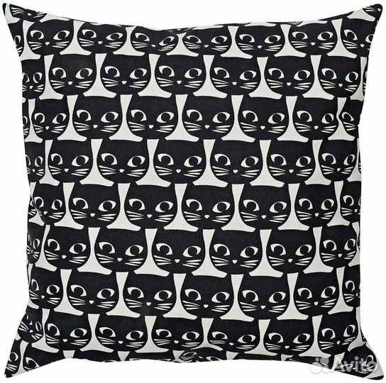 Подушка IKEA с котиками