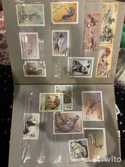 Альбом с почтовыми марками