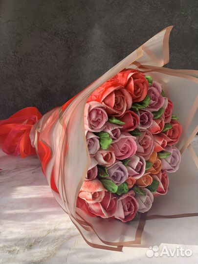 Зефирные цветы.Букеты из зефира