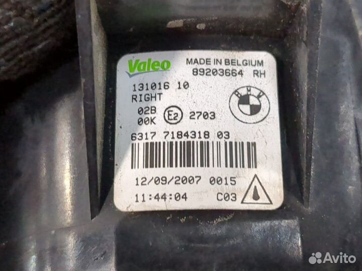 Фара противотуманная BMW X5 E70, 2008