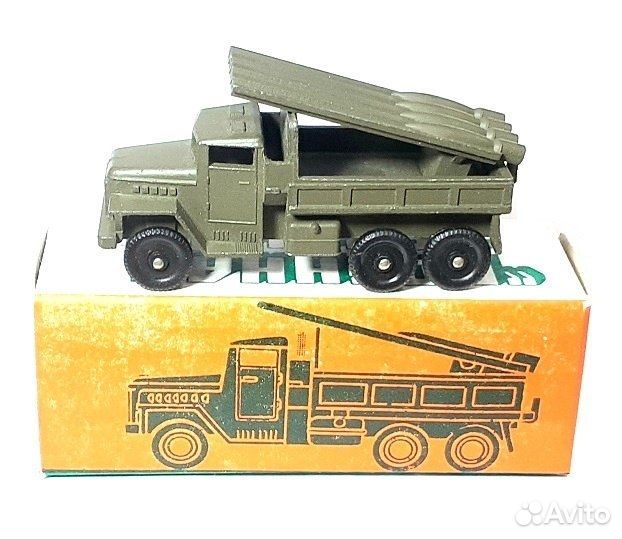 Миномет гвардейский. Игрушка металл СССР в коробке