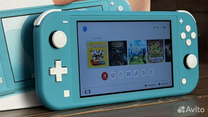 Новая Прошитая Nintendo Switch Lite 64GB