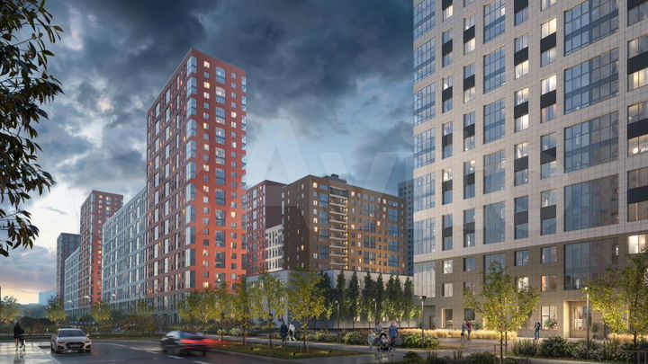 3-к. квартира, 87,8 м², 4/25 эт.