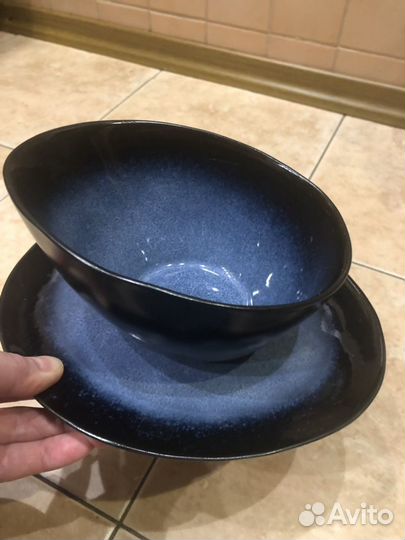 Набор посуды 5 предметов. Керамика. Португалия