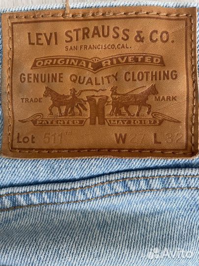 Джинсы levis 511