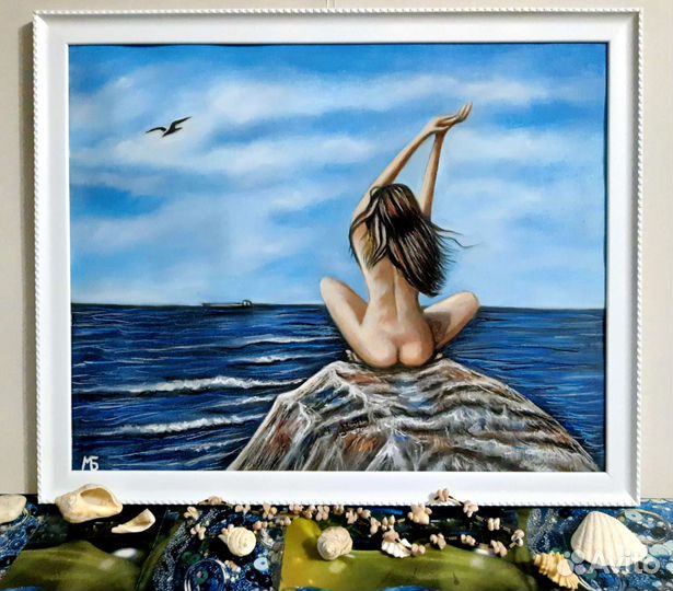 Интерьерная картина в стиле ню 