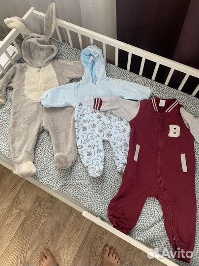 Детские вещи пакетом на мальчика от 6 мес