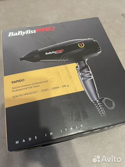 Профессиональный фен BaByliss PRO Rapido Ferrari