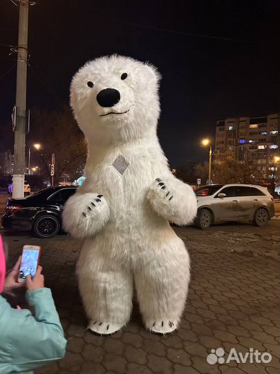 Белый мишка поздравление