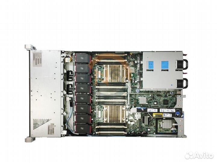 Сервер HP DL360p Gen8 4LFF 2x E5-2680 96GB 750W