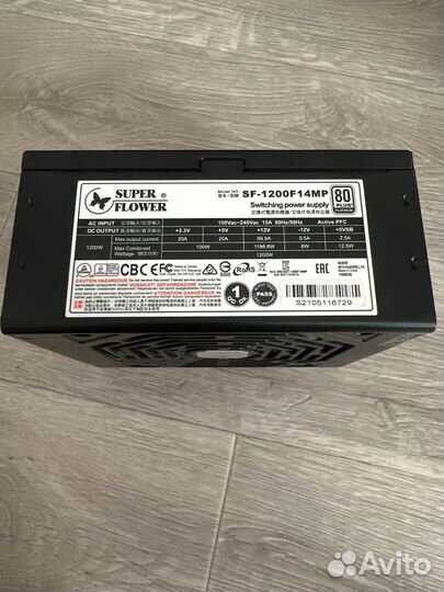 Блок питания Super flower sf-1200f14mp platinum