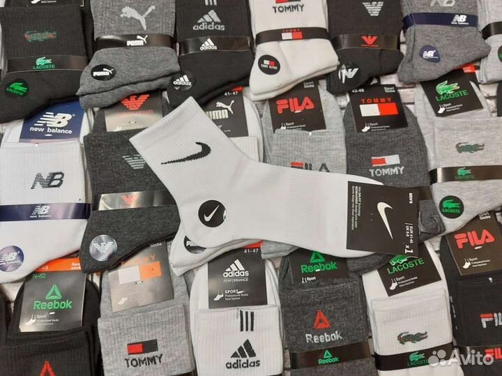 Носки Nike Adidas Puma Reebok