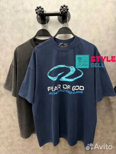 Футболка Fog оверсайз топчик (унисекс)