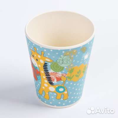 Набор детской бамбуковой посуды «Жирафик»