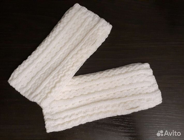 Митенки вязаные женские