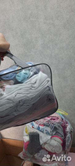 Вещи пакетом на девочку 0+ и до 74, 80