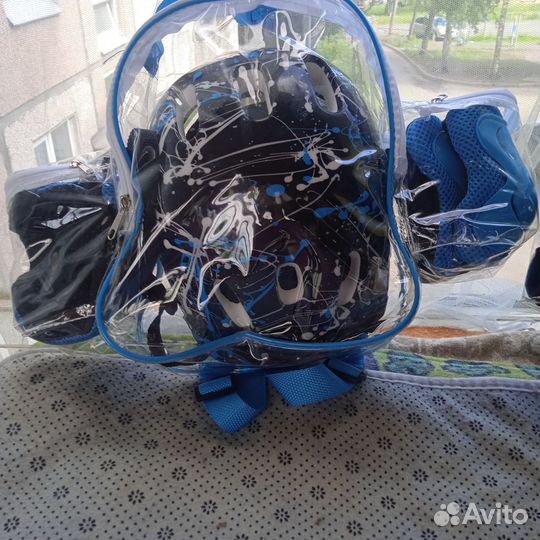 Защита для роликов со шлемом детская