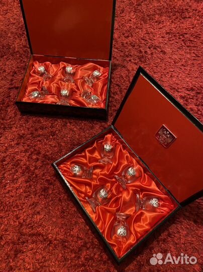 Подарочный набор-рюмки в шкатулке