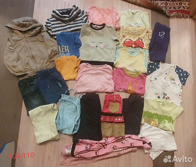 Вещи пакетом на девочку, размеры 92,98, 104