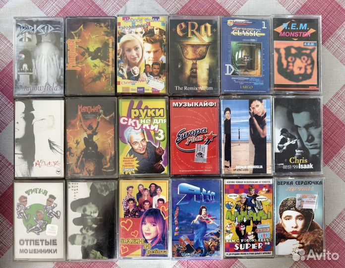 Аудиокассеты с записью читайте список