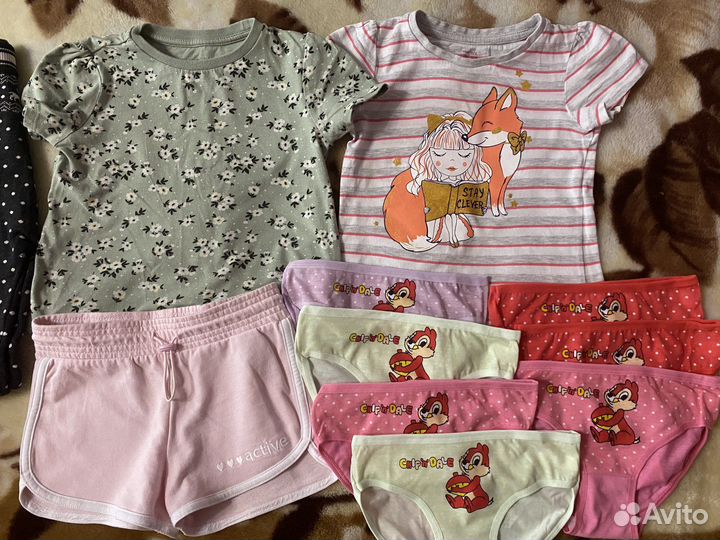 Одежда для девочки пакетом 110 116