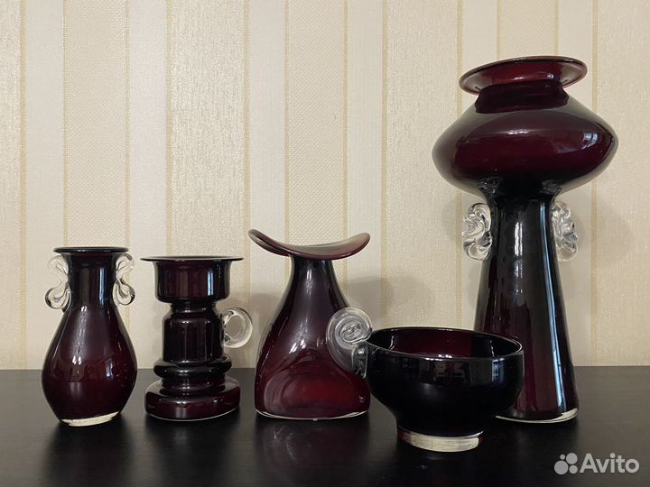 Цветное стекло (винтаж)