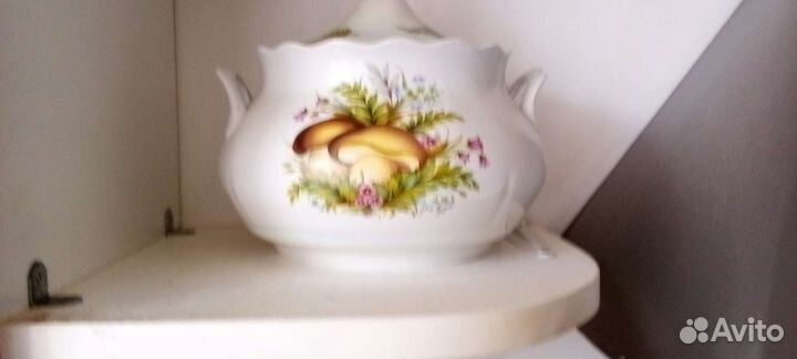 Столовый сервиз грибы СССР