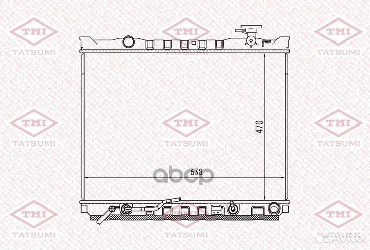 Радиатор охлаждения TGA1086 tatsumi