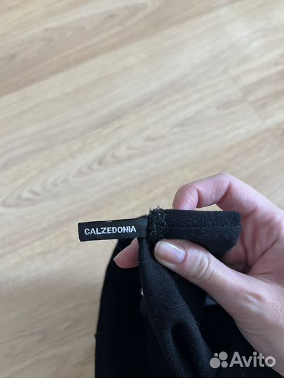 Брюки стрейч Calzedonia клеш черные S