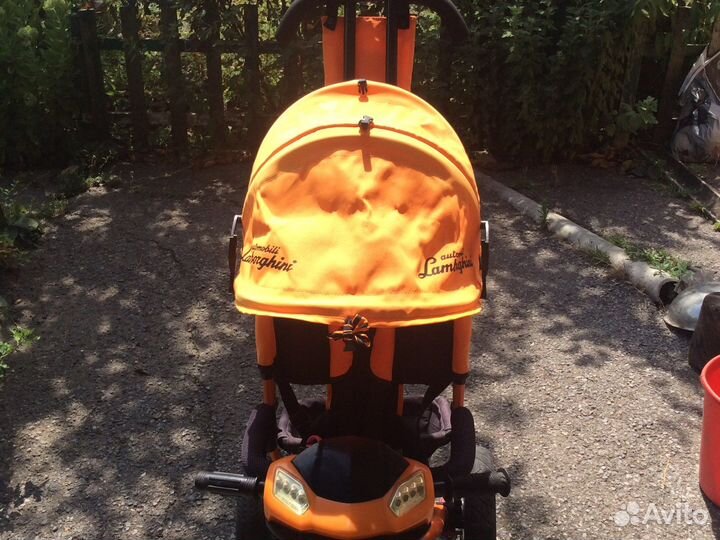 Детский трехколесный велосипед lamborghini