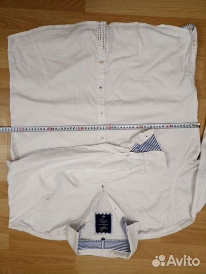 56-58.Мужская рубашка белая. Redmond. Англия