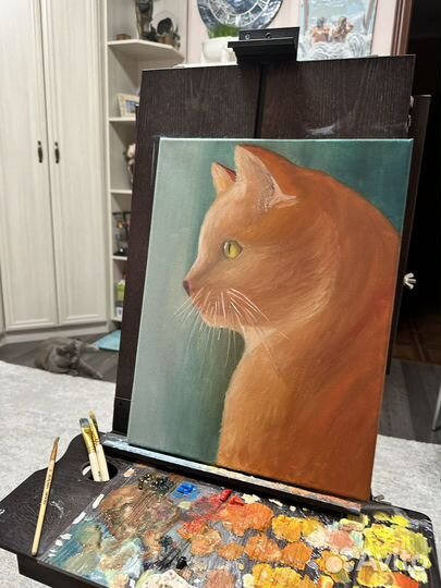 Картина котик
