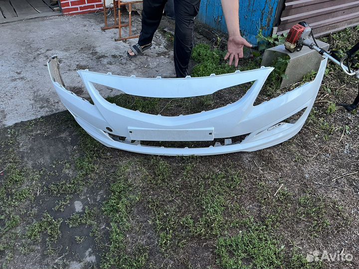 Бампер hyundai solaris