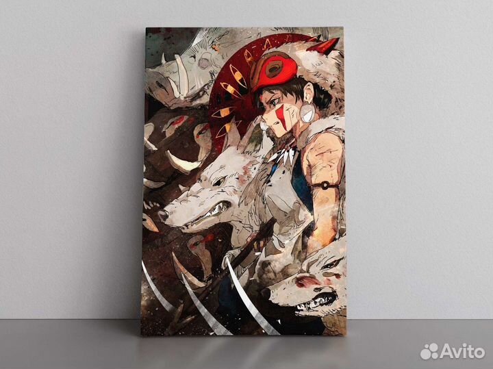 Интерьерные постеры на холсте Аниме