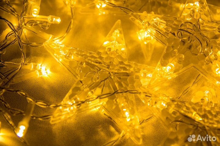 Гирлянда звезды 3мх1м