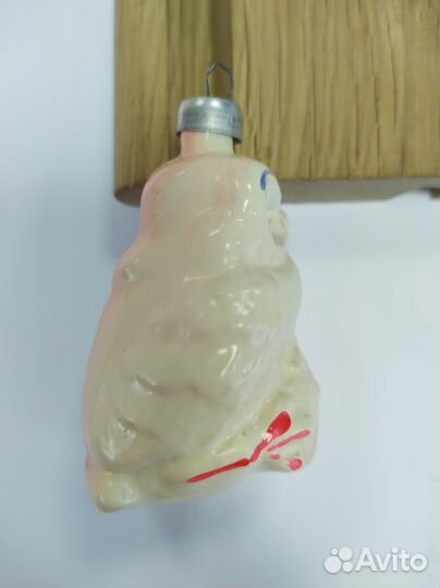 Ёлочная игрушка СССР сова