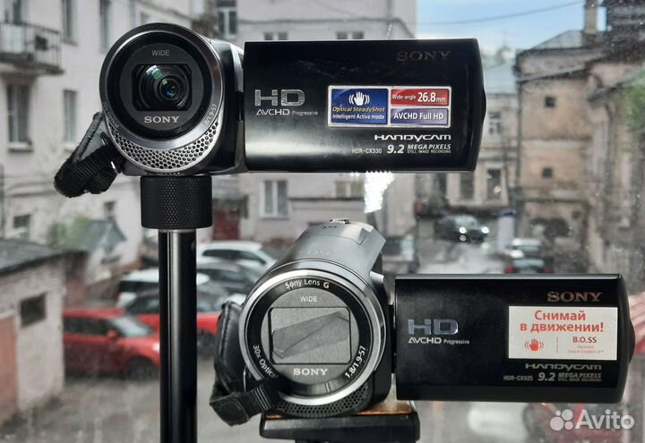 Видео спарка Sony hdr cx 625er + Sony cx hdr 330er