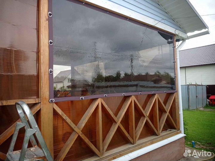 Мягкие окна с открывающимися створками