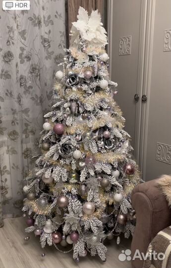 Елка искусственная заснеженная