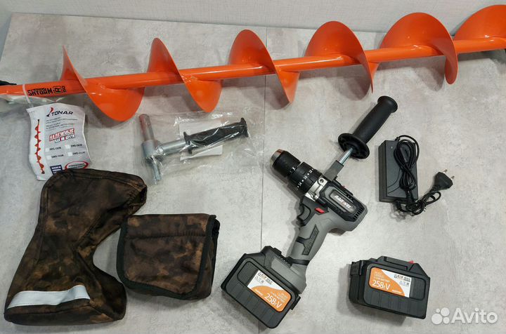 Шуруповерт Nanwei 150Nm 6Ah + Тонар Мотошторм 150