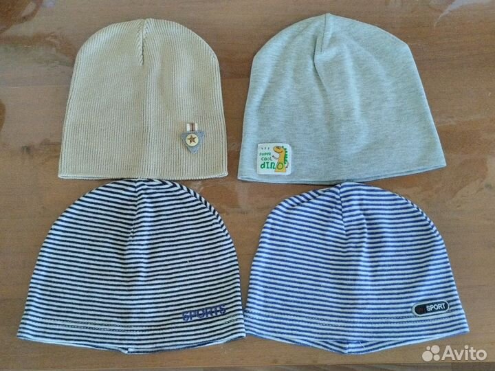 Шапка детская тонкая весна лето на 5-7 лет