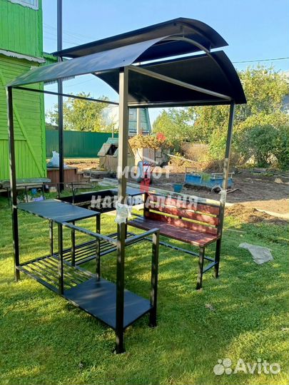 Мангал в стиле лофт