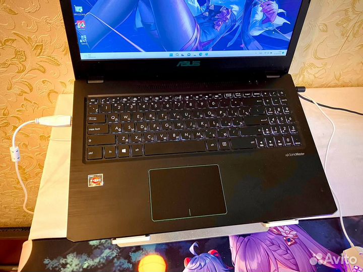 Игровой ноутбук Ryzen 5/GTX 1050/16gb DDR4/SSD/HDD