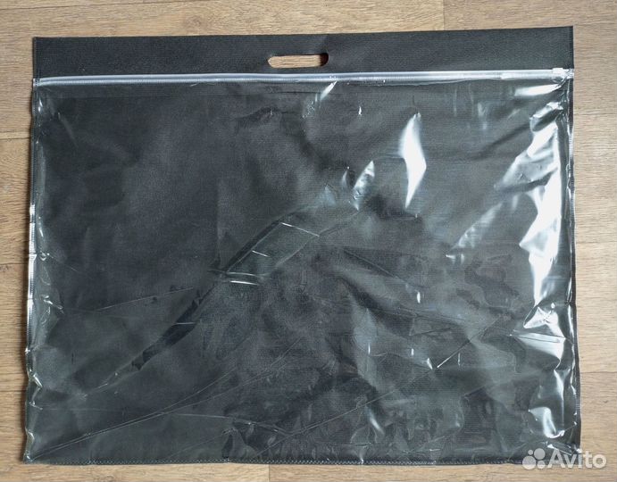 Упаковка для текстиля зип лок с бегунком и ручкой