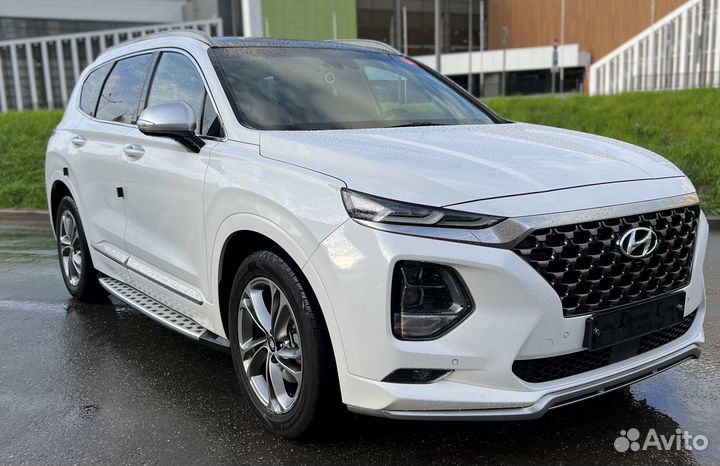 Hyundai Santa Fe 2.2 AT, 2018, 100 600 км