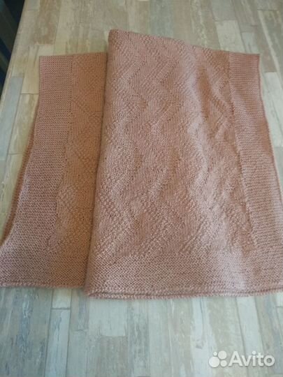 Плед детский вязаный ручная работа