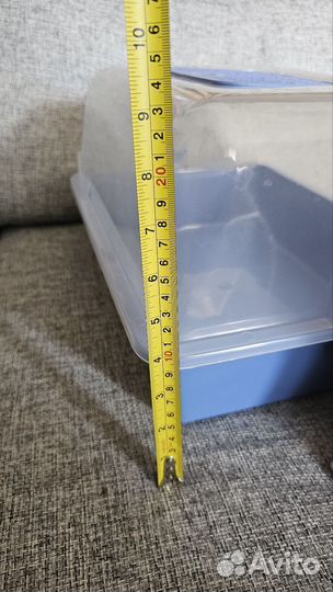 Террариум с полупрозрачной крышкой 42х31х23