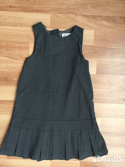 Платье сарафан школьный для девочки h&m