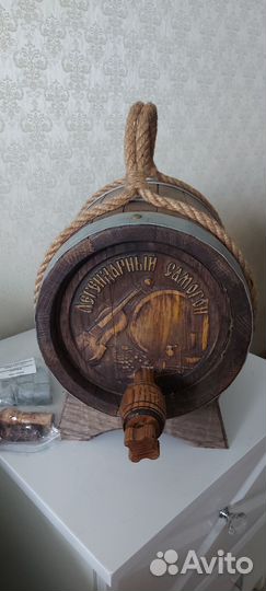 Бочка дубовая 5 литров