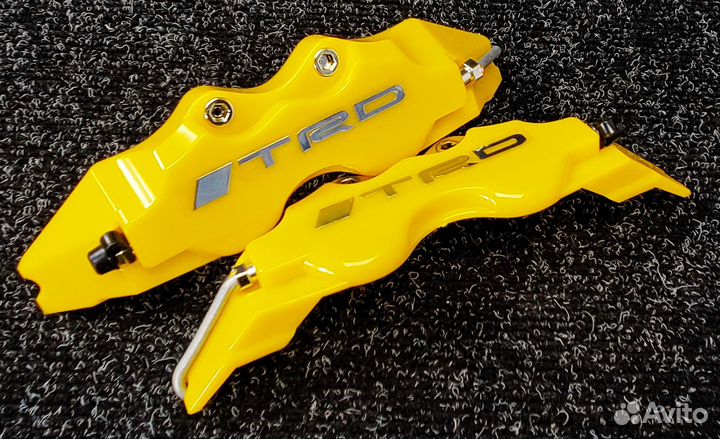 Накладки на тормозные суппорта TRD 190мм (Желтый)
